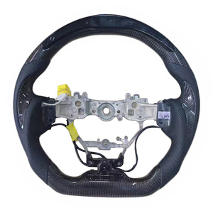 Volante de Cuero Perforado y Fibra de Carbono para Autos CT200/ES/GS/RX/IS, Venta al Por Mayor - Product Image 1