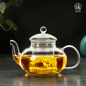 <span class=keywords><strong>Teiera</strong></span> <span class=keywords><strong>in</strong></span> <span class=keywords><strong>Vetro</strong></span> <span class=keywords><strong>Borosilicato</strong></span> Trasparente Multiuso di Alta Qualità, Capacità 600ml, Soffiata a Mano, Ecologica - Product Image 4