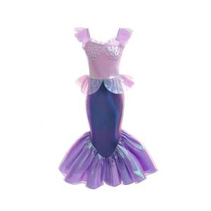 MS 2026, Nuevo Diseño ODM/OEM, Mono Elegante de Halloween para Niños, Disfraz de Sirena de una Pieza para Niñas, Disfraz de Princesa Ariel - Product Image 4