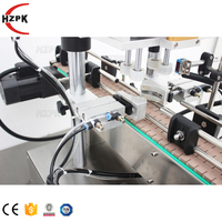 HZPK Machine à Boucher Automatique de Table pour Animaux de Compagnie, Capsuleuse de Bouteilles avec Roues pour Bouteilles en Plastique PET avec Pulvérisateurs