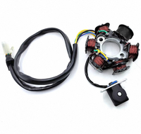 GY6 50cc-125cc Engine ATV Quad Pocke 6 Pole Coil 5 Wires Half-Wave Ignition Magneto Stator Motorcycle Electrical Systems