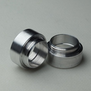 Douille ronde en aluminium usinée CNC sur mesure, insert tourné de haute précision pour équipement industriel - Product Image 1