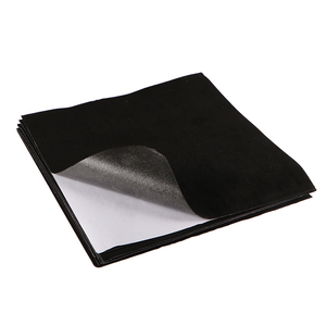 HH 029 nhung giấy Sheets tự dính màu đen Flock Giấy Vải A4 in đổ xô giấy - Product Image 4