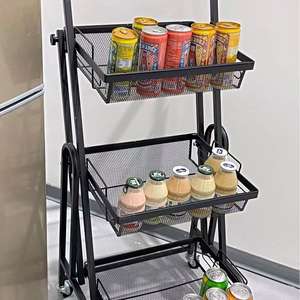 Carrito de Peluquería Moderno de Acero Inoxidable, Mueble de Salón con Ruedas - Product Image 5