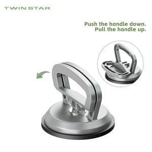 أداة إزالة الانبعاجات من السيارات بشفط يدوي قوي من الألومنيوم، رافعة شفط للزجاج والبلاط والأرضيات - Product Image 4