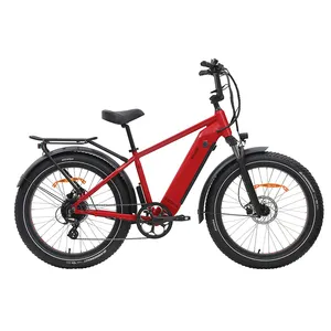 Factory Supply Electric Bicycle 26 Inch 48V 500w Powerful Ebike Fat Tire Mountain Electric Bike