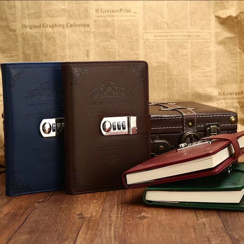 Personalized Journal For Women, Vintage Diary With Lock, PU