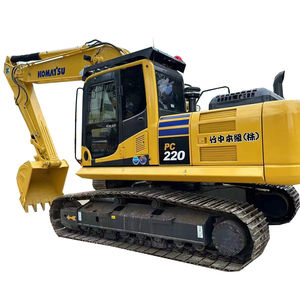 Excavadora de orugas Komatsu PC200 usada Buen estado 99% Nuevo 100% Stock listo Caterpillar Sany Hitachi Motor diésel usado 20 toneladas - Product Image 1