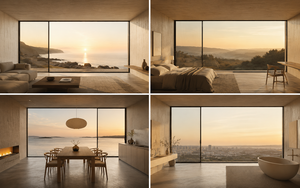 Porte coulissante en aluminium Deyu 138, style minimaliste moderne, certifiée NAFS, double vitrage panoramique, insonorisation, idéale pour les centres commerciaux, les halls et les hôtels - Product Image 5