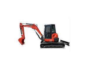 Fabricant professionnel de mini-excavatrices Kubota KX155-3 de 3,5 tonnes avec remorque, en vente pour Kubota - Product Image 1