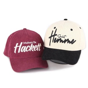 Gorra de Béisbol de Pana Unisex Deportiva con Estampado de Frutas y Bordado de 6 Paneles, Impermeable, Personalizada y de Alta Calidad al por Mayor - Product Image 2
