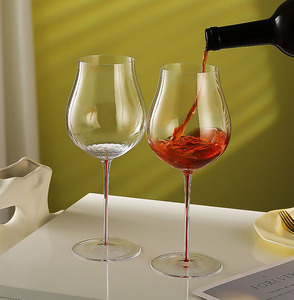 Ensemble de 4 verres à vin <span class=keywords><strong>Riedel</strong></span> Colored Core faits à la main, cristal de luxe sans plomb, gobelets à vin personnalisés - Product Image 1