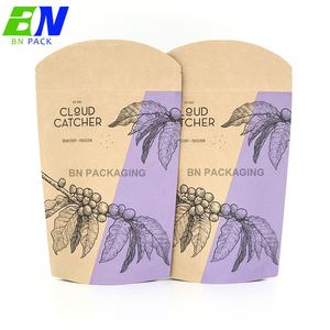 Fabrik-Lieferung Kraftpapier Stehbeutel mit Wiederverschließbarem Reißverschluss für Snacks/Trockenfrüchte - Product Image 5