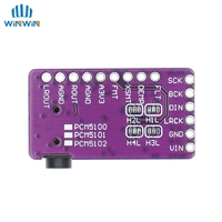 Interfaz ROBOT AITEWIN I2S PCM5102A, Decodificador DAC, Módulo Reproductor I2S GY-PCM5102, Placa de Formato PHAT para Raspberry Pi, Placa de Audio PCM5102