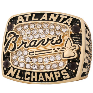 Anillo de Campeonato de Béisbol de los Atlanta Braves de la MLB de 1996, Regalo para Fanáticos, Éxito de Ventas Internacional - Product Image 2