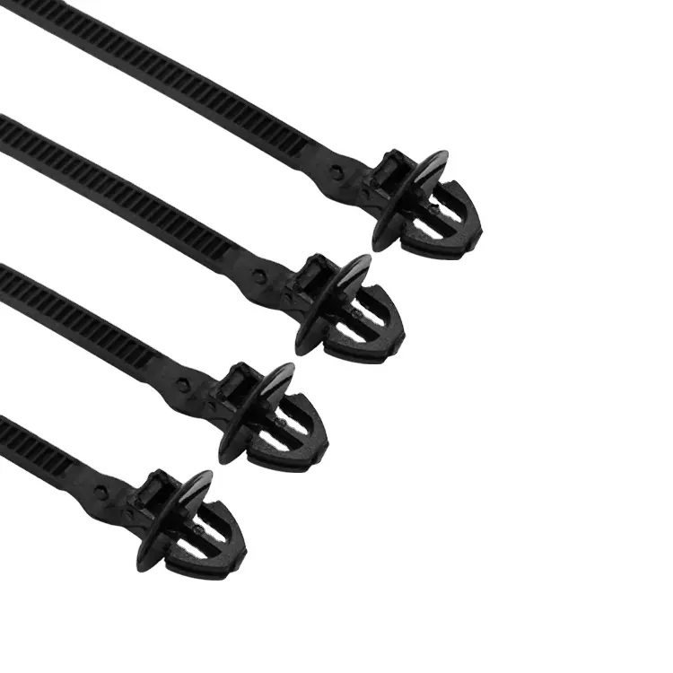Популярные нейлоновые кабельные стяжки уникального дизайна, мягкие кабельные стяжки