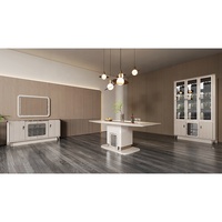 Weißer Weinschrank für Esszimmer und Wohnzimmer, Holz-Vitrine mit Glasfront, Moderner Luxus-Weinschrank zur Aufbewahrung zu Hause