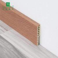Plinthe en composite bois-plastique (WPC) certifiée FSC, écologique, pour les projets de construction verte et durables de l'UE
