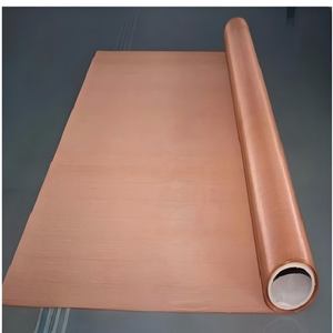 עיצוב חדש מחיר הסיטונאי מסך זרחן חוט ברונזה רשת רשת ארוג רגיל emf מגן רשת נחושת למכירה - Product Image 4