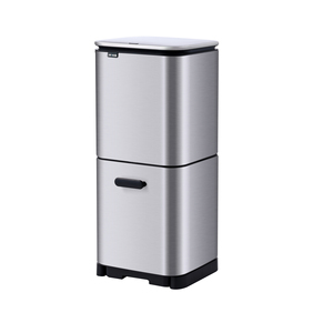 Classify Household trash can touchless electric garbage can 3 compartment bucket townew trash can