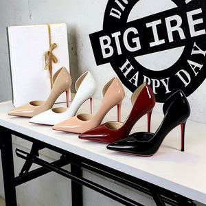 <span class=keywords><strong>Zapatos</strong></span> de Tacón Alto Y9265 para <span class=keywords><strong>Mujer</strong></span>, de <span class=keywords><strong>Charol</strong></span>, con Punta en Pico, Estilo Stiletto, para Fiesta, Vestido, Boda, para Novia - Product Image 1