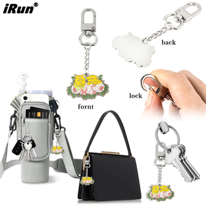 IRun personalizable colorido bohemio trenzado cuerda corazón llavero Multicolor lindo flor borla decorativo llavero bolsa encanto - Product Image 2