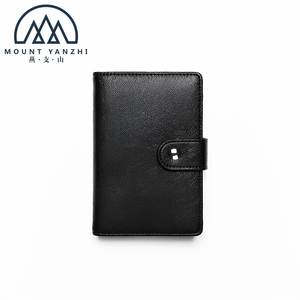 Portefeuille de voyage de luxe en cuir véritable avec logo personnalisé de haute qualité, protection RFID, porte-passeport, porte-cartes de crédit, marque Mount Yanzhi - Product Image 2