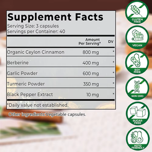 OEM ODM High Quality 2160MG Turmeric Capsules with Turmeric Root Dietary <b>Supplement</b> for Support Blood Flow for Daily Life - Product Image 2