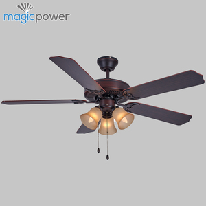 Hot bán 52 inch truyền thống Retro lưỡi AC động cơ phòng khách tiếng ồn thấp quạt trần với ánh sáng - Product Image 3