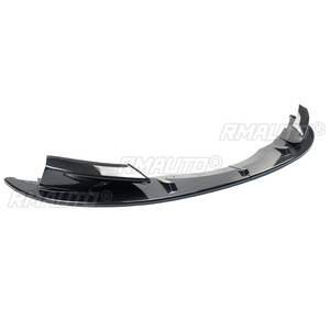 ลิ้นกันชนหน้าสำหรับ BMW E90 E92 E93 M3 ปี 2007-2013 สปลิตเตอร์ สปอยเลอร์ ดิฟฟิวเซอร์ ชุดแต่งกันชน สีดำเงา ลายคาร์บอนไฟเบอร์ - Product Image 4
