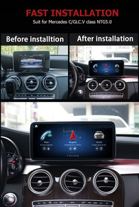 Autoradio GPS Android 12.3 Pollici 2K 2400*900p per Mercedes Benz Classe <span class=keywords><strong>C</strong></span> W205 C63 <span class=keywords><strong>AMG</strong></span> C205 C350E C300 C450 <span class=keywords><strong>AMG</strong></span> con Carplay 4G TLE - Product Image 6
