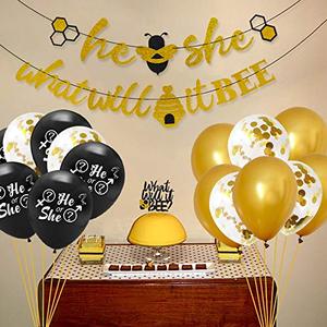 Set <span class=keywords><strong>de</strong></span> Decoraciones para Fiesta <span class=keywords><strong>de</strong></span> Revelación <span class=keywords><strong>de</strong></span> Género - Adornos Brillantes con Temática <span class=keywords><strong>de</strong></span> Niño o Niña para Baby Shower X1111 - Product Image 1