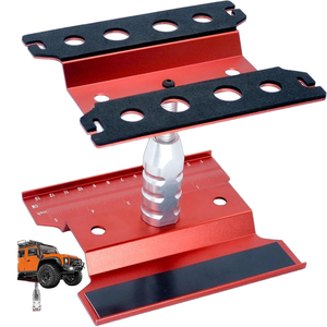 Supporto per Riparazione Auto <span class=keywords><strong>RC</strong></span> con Altezza Regolabile e Rotazione a 360 Gradi in Alluminio Compatibile con Modelli <span class=keywords><strong>RC</strong></span> in Scala <span class=keywords><strong>1</strong></span>/8 <span class=keywords><strong>1</strong></span>/10 <span class=keywords><strong>1</strong></span>/<span class=keywords><strong>12</strong></span> - Product Image 1