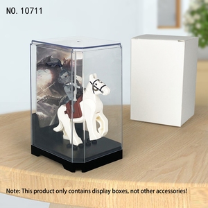 BLOCKMOC <b>Model</b> <b>Building</b> Blocks Sets Display Case Mini Action Figures Dustproof Collection Plastic Box Bricks DIY Kids Toys Ages - Product Image 6