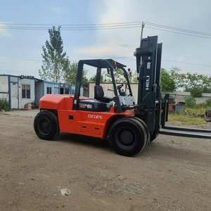 Montacargas Diésel de 10 Toneladas, Precio de Fábrica, Potente, Rendimiento Confiable, Duradero, Marca Heli, Usado, para Terreno Accidentado, Mástil de Dos Etapas - Product Image 1