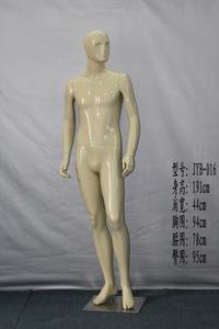 Adjustable fiberglass muscle male mannequin with penis - Product Image 4