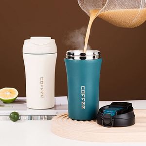 Tazas de Café Personalizadas de Acero Inoxidable Aisladas al Vacío de 450 ml, a Prueba de Fugas, para Viaje, Muestras Gratis, Venta al por Mayor - Product Image 3
