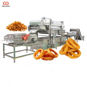 Boucles d'oignon surgelées pré-frites en gros, ligne de production complète de boucles d'oignon frites surgelées, fourniture de boucles d'oignon croustillantes - Product Image 4