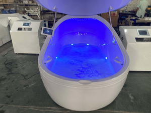 Trắng sâu ngủ thông minh cảm giác thiếu espom nước muối cơ thể thư giãn cách ly Thiền Tank Pod cho nổi Spa - Product Image 3