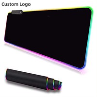 Pad tetikus Gaming Logo kustom dengan lampu LED RGB