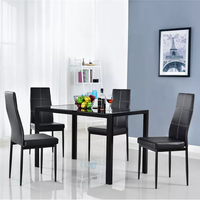 Ensemble de tables à manger en bois antique de luxe classique royal pour 4, 6 ou 8 personnes, ensemble de table à manger moderne en bois italien pour 6 personnes