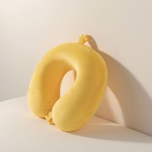 High-Quality New Baby Velvet Plush Lightweight Large Head <b>Memory</b> <b>Foam</b> U-Shaped Pillow Core - Product Image 5