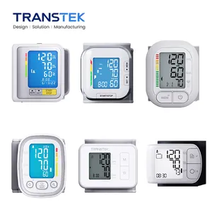 TRANSTEK 도매 휴대용 자동 무선 Tensiometros 디지털 전자 BP 기계 손목 혈압계