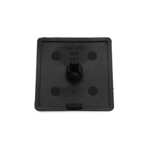 Capuchon d'extrémité d'affichage de tuyau fileté de protection en Nylon fort gris noir pour tube carré en acier accessoire de profilé en aluminium - Product Image 4