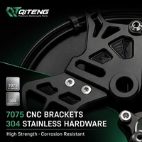 Kit de frein à disque hydraulique 4 pistons pour Sur-Ron Ultra Bee Light Bee X LBX 60, garantie 1 an, support 7075, rotor 240 mm