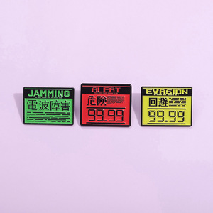 Meilleure vente Épingles en émail dur avec design de logo personnalisé Insigne de revers de chapeau en tissu Découpe d'écran en soie Impression numérique Cadeaux en acier - Product Image 2