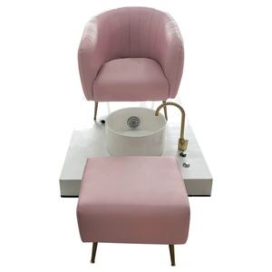 Sillón de Pedicura de Lujo sin Plomería para Salón de Belleza Zxm, Color Rosa, Relajante, con Masaje para Pies, sin Tazón - Product Image 3