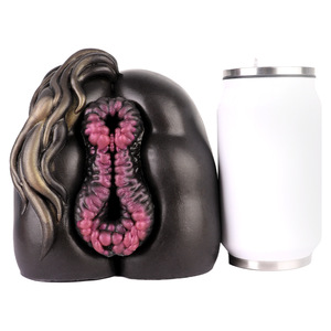 Godet de masturbation anatomique pour hommes, en silicone, de style chasseur, avec vagin réaliste en forme de cheval, imitant de grands fesses d'animal, thème mule - Product Image 6