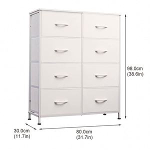 Stainless Steel Bedliving Room <b>Cabinet</b> Fabric Dresser Modern High Quality Bedroom Furniture - Product Image 3