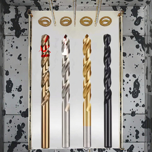 <span class=keywords><strong>Foret</strong></span> hélicoïdal industriel allemand HSS M35 Cobalt 5% à revêtement parallèle pour acier inoxydable/acier/métal - Product Image 1